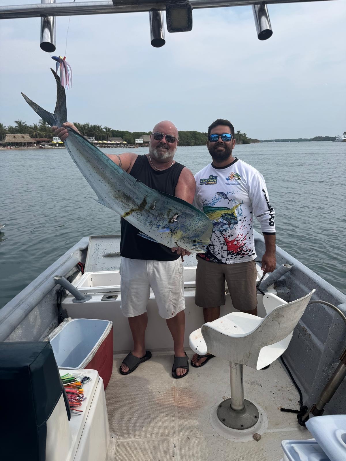 Trophy fish catch on a sport fishing trip